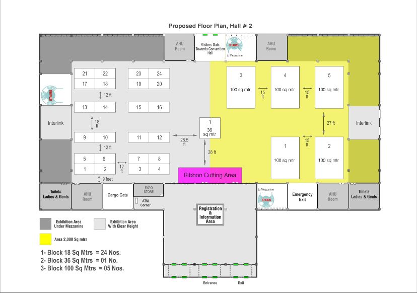 Floor plan Hall 2
